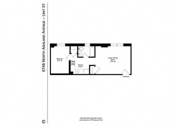 1 bed, 1 bath, $1,495