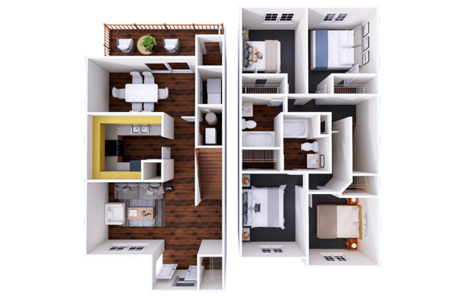 4 beds, 2 baths, 1,358 sqft, $1,798