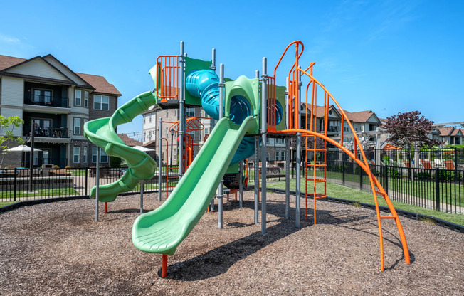 the playground at the enclave at woodbridge apartments in sugar land, tx
