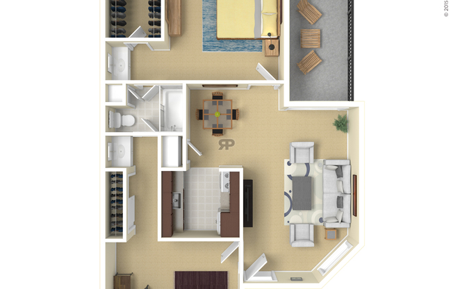 1 bed, 1 bath, 895 sqft, $1,085