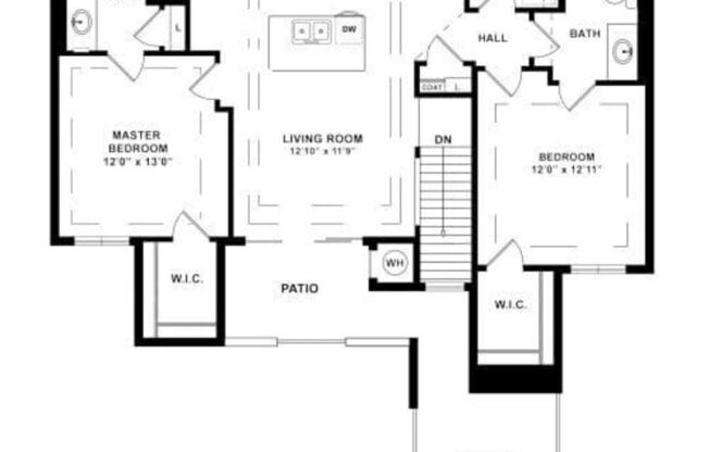 2 beds, 2 baths, 1,339 sqft, $2,048