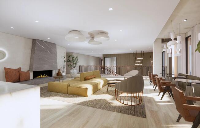 Find your place by the sea and unwind in coastal-inspired spaces with relaxing areas to gather and enjoy the view.