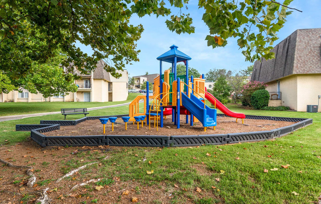 Playground at Carrington Apartments in Hendersonville TN March 2021