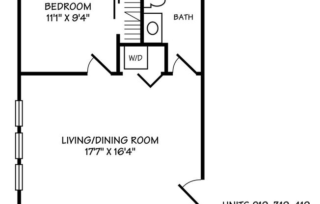 1 bed, 1 bath, 519 sqft, $2,595, Unit 319