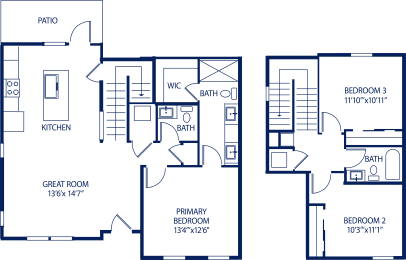 3 beds, 2.5 baths, 1,388 sqft, $2,649