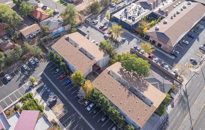 Sierra Townhomes Aerial View