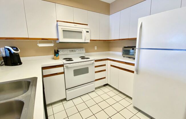 MOVE IN SPECIAL FOR DECEMBER 2025. Laurel Villas Condominiums. $2700/month rent includes 2 assigned parking spaces!