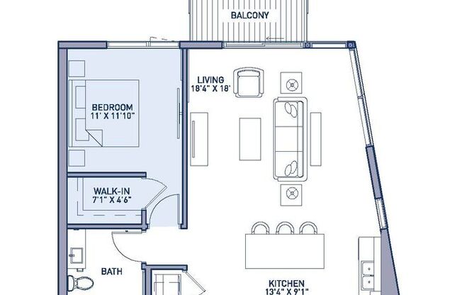 1 bed, 1 bath, 854 sqft, $2,095, Unit 310