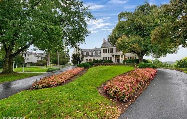 Well Landscaped Grounds at The Residences at the Manor Apartments, Frederick, 21702