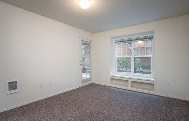 Village at Main Street | 2x2 Bedroom One with Wall to Wall Carpeting