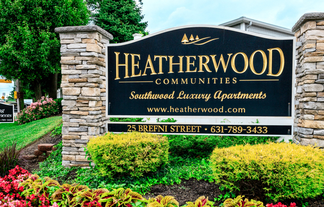 Property Signage at Southwood Luxury Apartments, North Amityville