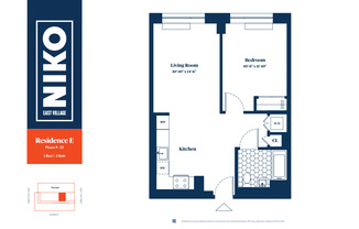 1 bed, 1 bath, 670 sqft, $4,225, Unit 10E