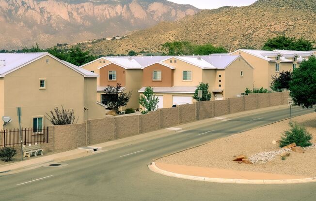 Tramway Townhomes in NE-Sandia Foothills - Urban Living double primary bedrooms!