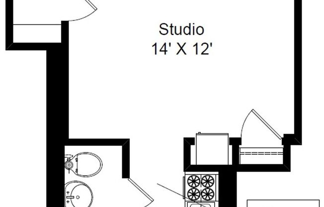 Studio, 1 bath, 320 sqft, $1,275