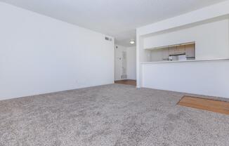a bedroom with a bed in a room