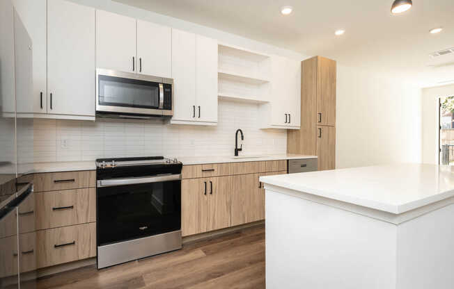 Kitchen with Stainless Steel Appliances