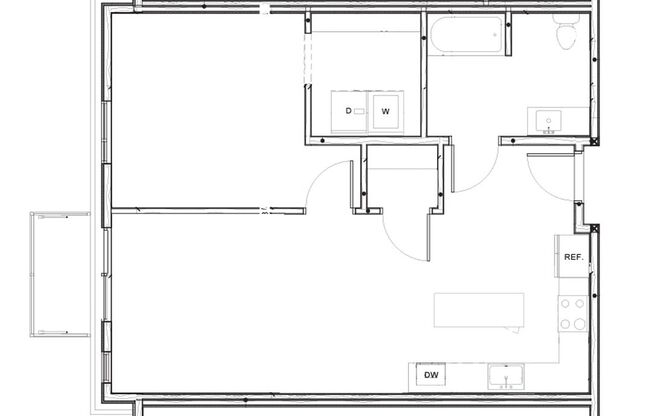 1 bed, 1 bath, 691 sqft, $1,575, Unit 336