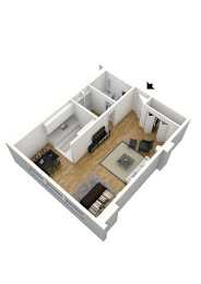 Studio, 1 bath, 477 sqft, $1,418