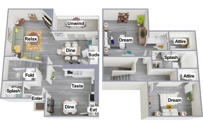 2 beds, 1.5 baths, 1,176 sqft, $1,399