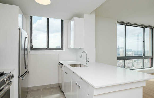 Kitchen with Stainless Steel Appliances