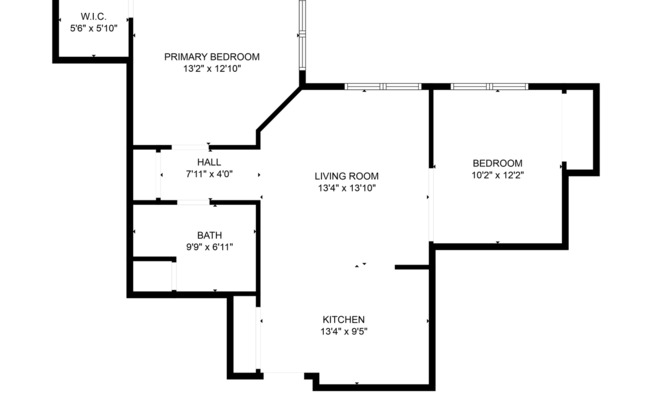 1 bed, 1 bath, 545 sqft, $1,060, Unit 106