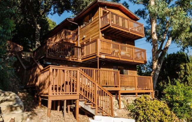 Private Topanga Canyon Compound with Guesthouse, Studio & Sweeping Canyon Views!