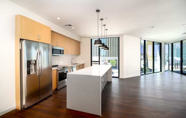 Open Floor Plan with Natural Lighting at Rendezvous Urban Flats in Downtown Tucson Arizona