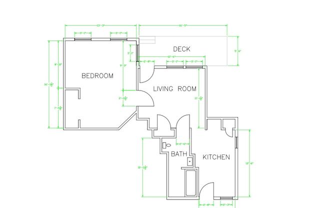 1 bed, 1 bath, $1,900, Unit 02