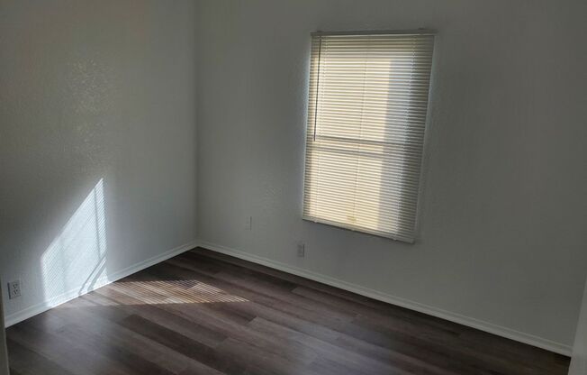 3 bedroom house with private backyard