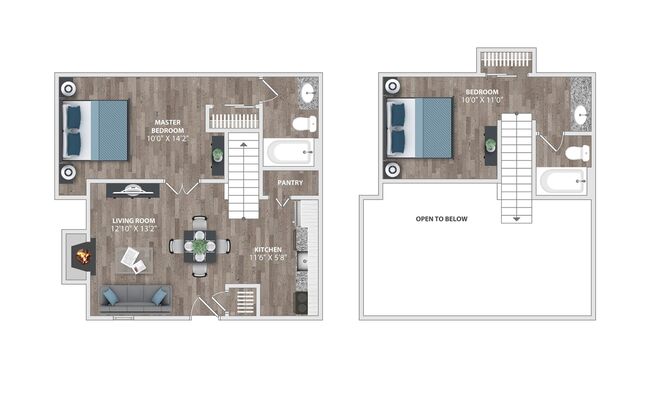 2 beds, 2 baths, 816 sqft, $1,459, Unit 9-0922