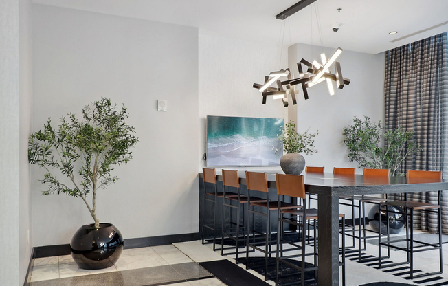 Lobby that blends style and comfort