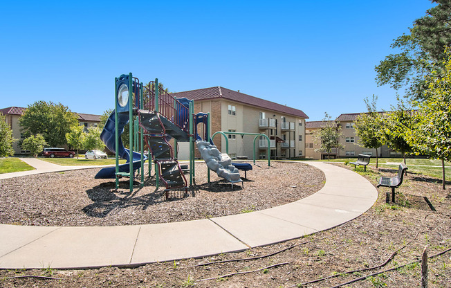 Omaha, NE Maple Ridge Apartments. A playground