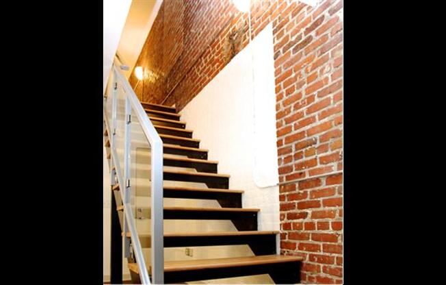 Stairwell at Miller Lofts in Richmond VA