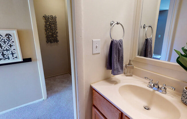 bathroom in townhome