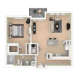 1 bed, 1 bath, 894 sqft, $1,362