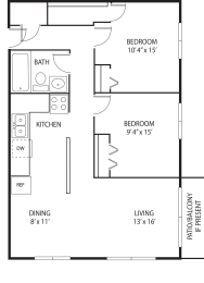 2 beds, 1 bath, 900 sqft, $1,675