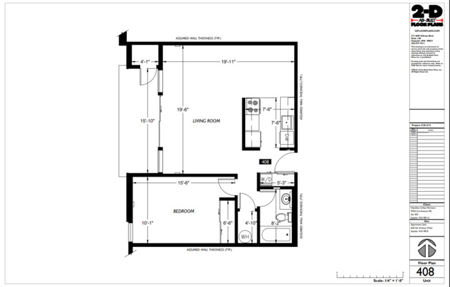 1 bed, 1 bath, 783 sqft, $2,270, Unit 108