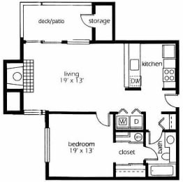 1 bed, 1 bath, 650 sqft, $1,500