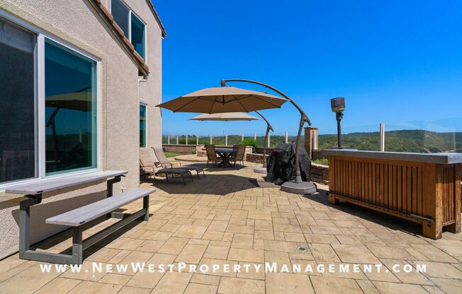 Renovated Carmel Valley 4 Bedroom at Costa Del Sol! Canyon Views! Small Pet OK! Available Now!