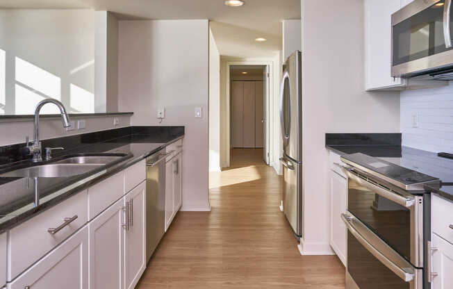 Kitchen with Stainless Steel Appliances