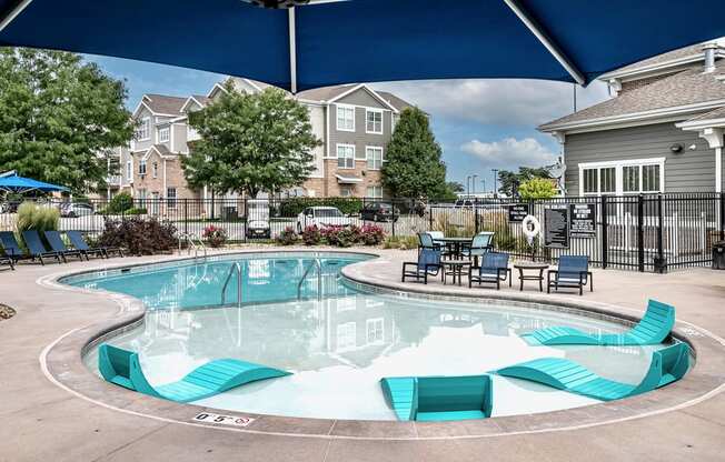 Luxurious Pool at Legacy Commons Apartments in Omaha, NE