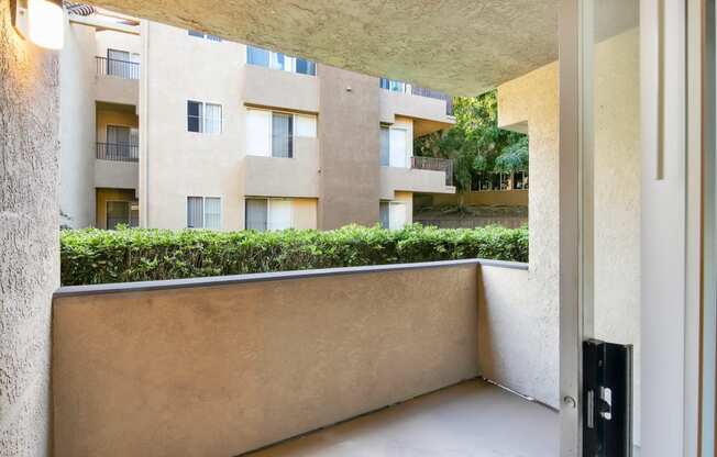 Balcony with a view at Ascend2300, Carlsbad CA