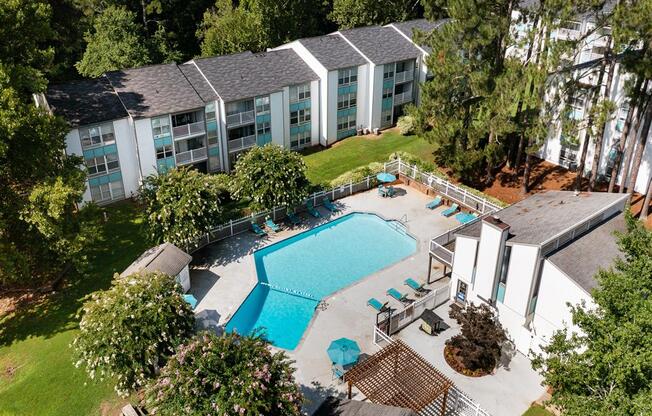 Aerial Pool View  at Concord Crossing, Georgia