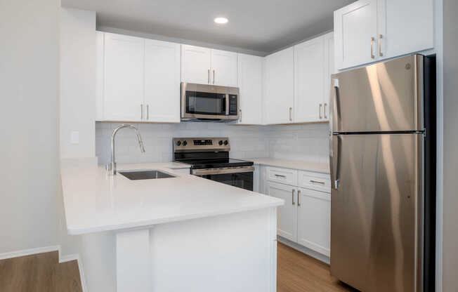 Kitchen with Stainless Steel Appliances