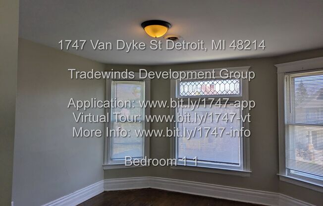 1747 Van Dyke 3bed/1bath with great deck and beautiful hardwood floors in West Village
