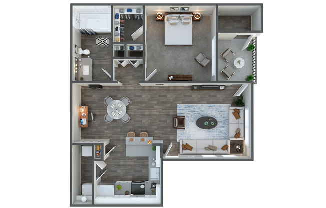 1 bed, 1 bath, 854 sqft, $1,588