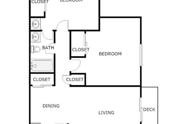 2x1: Beds - 2: Baths - 1: SqFt Range - 851 to 851