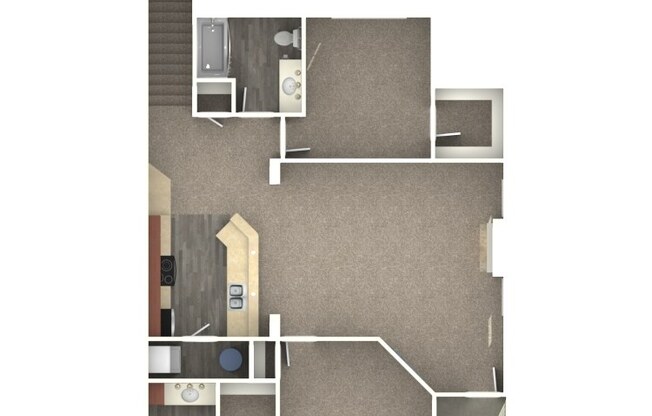 2 beds, 2 baths, 1,220 sqft, $1,595