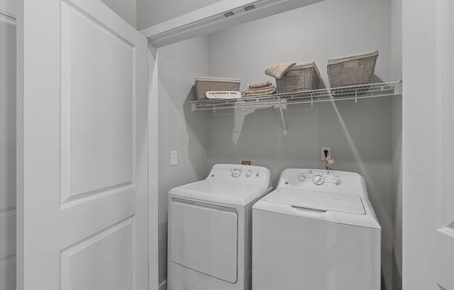 Full Size Washer/Dryer Included at Spinning Mill Lofts, Clayton, NC