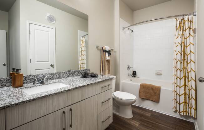 Bathroom at Abberly Market Point Apartment Homes, Greenville, SC, 29607